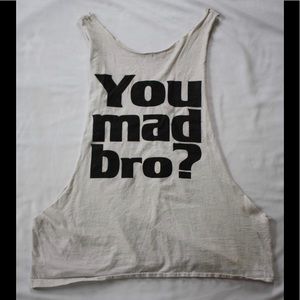 “You mad bro?” Women’s Muscle Tanktop